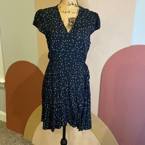 Mossimo Supply Co Polka Dot Wrap dress